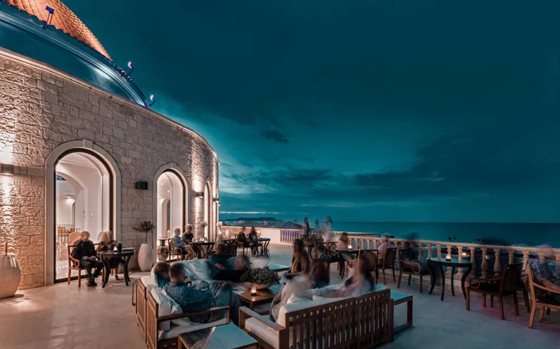 Mitsis Laguna Night Bar terrace