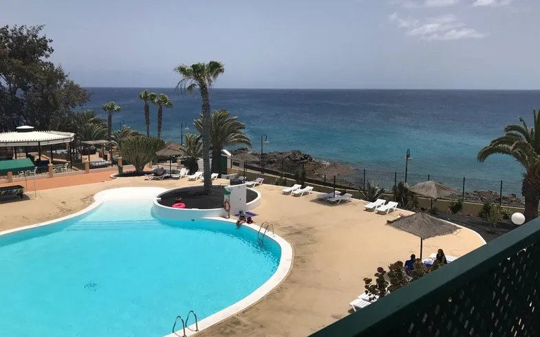 Blue Sea Costa Teguise Beach Canary Islands Lanzarote Costa